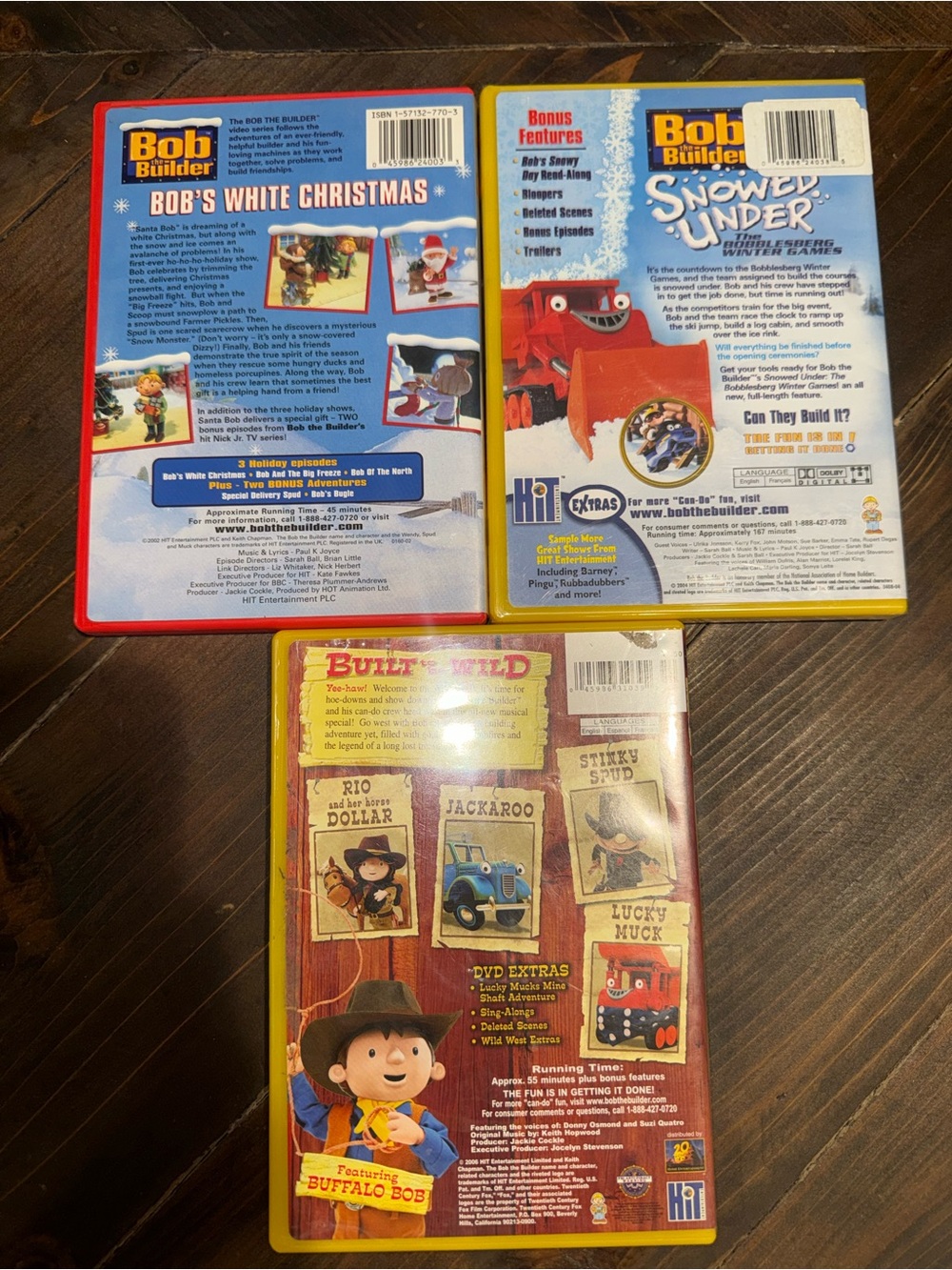 Bob the Builder y2K Kids Dvds Lot of 3 - Picture 2 of 2